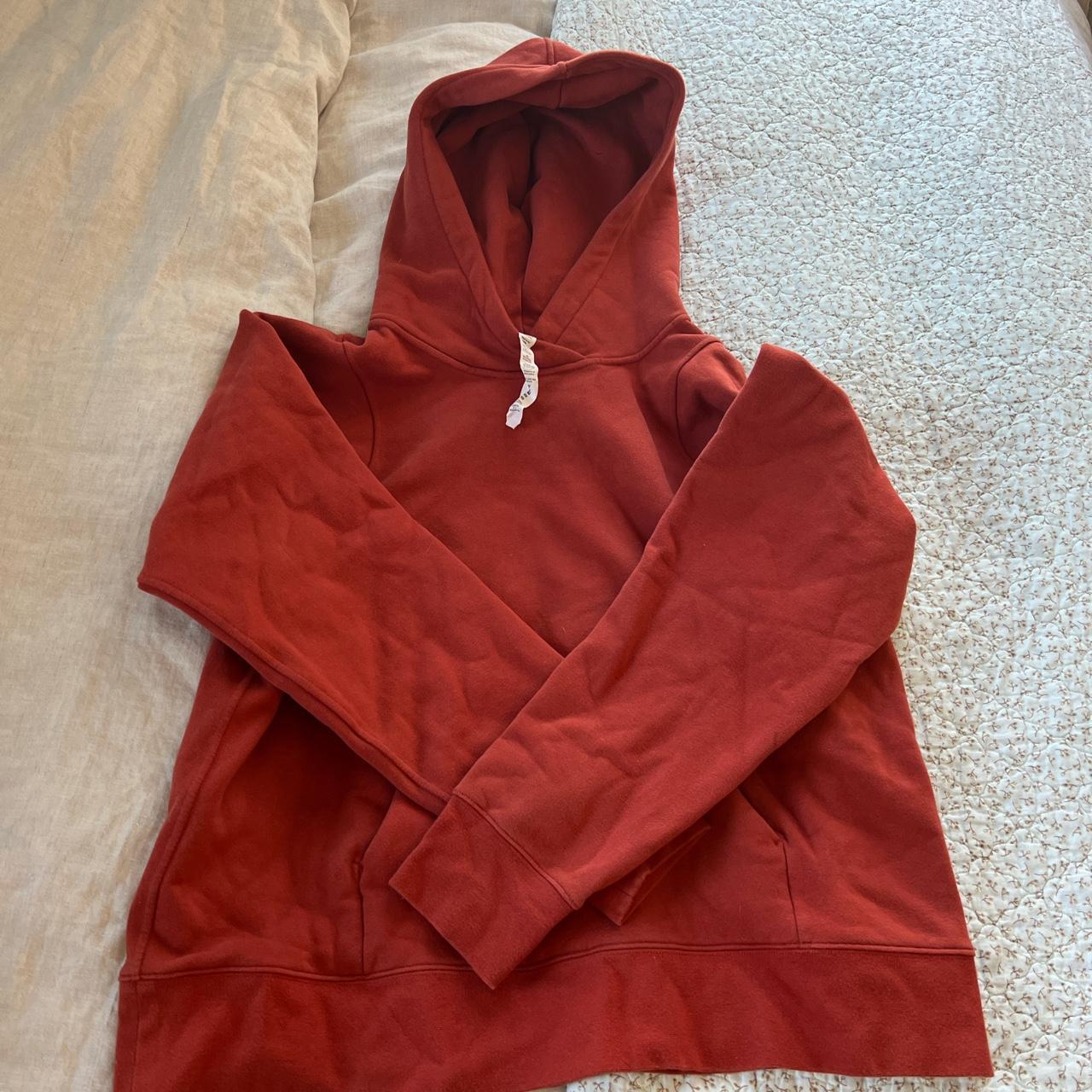 Lululemon Hoodie Size 12 Red/terracotta color... - Depop