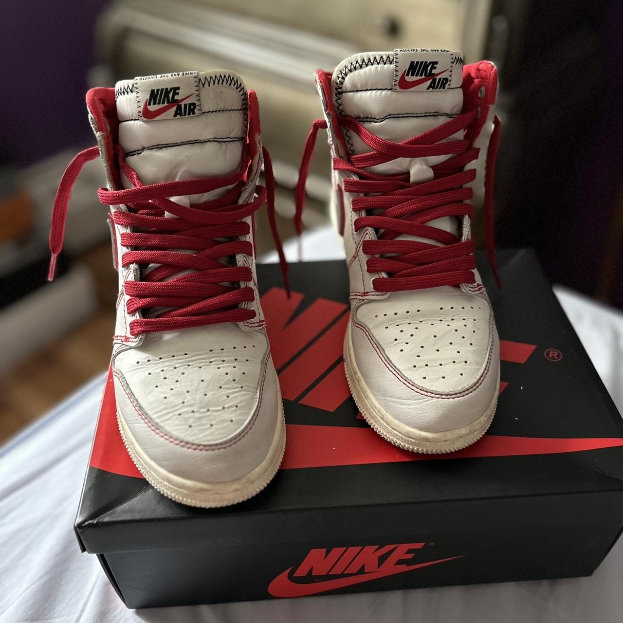 Jordan 1 phantom red laces online