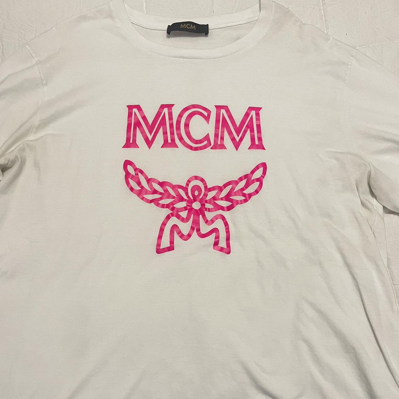 Mcm logo clearance t shirt