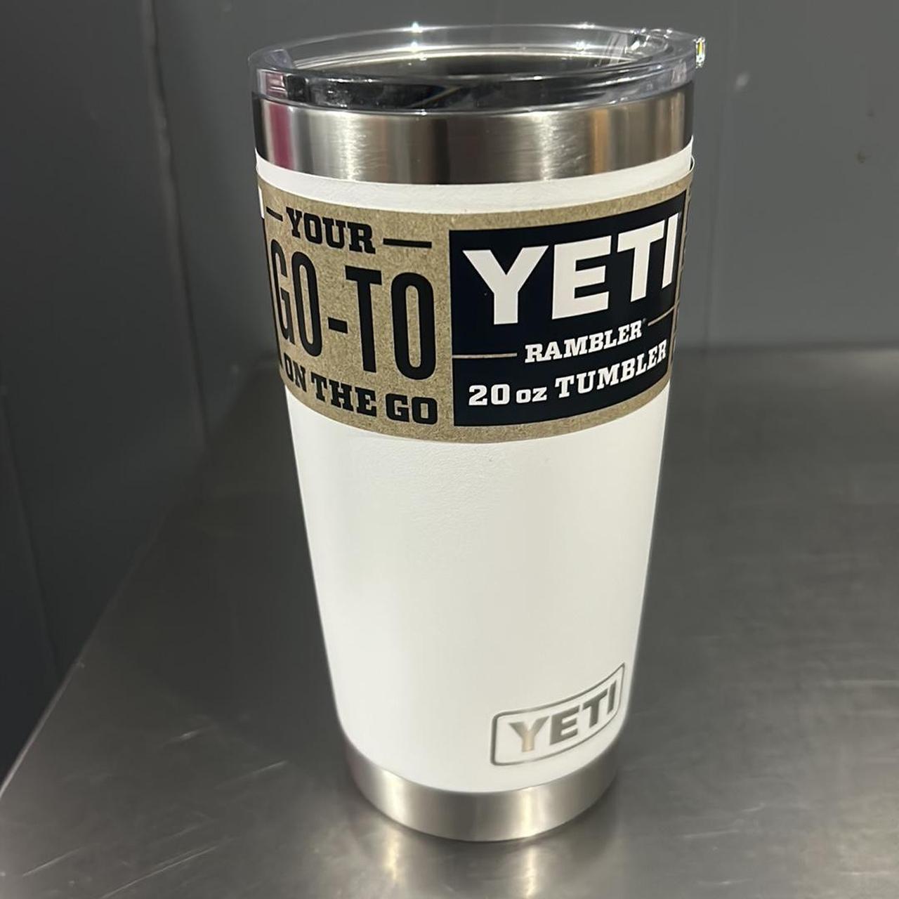 Yeti Rambler Tumbler with Magslider Lid, White - 20 oz