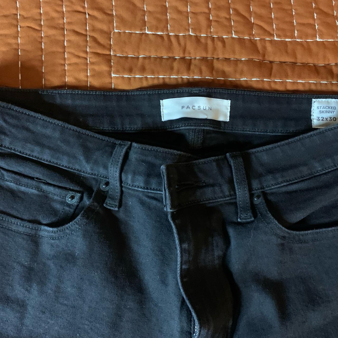 NWT Pacsun Stacked Skinny Black Jeans 28x30 - Jeans