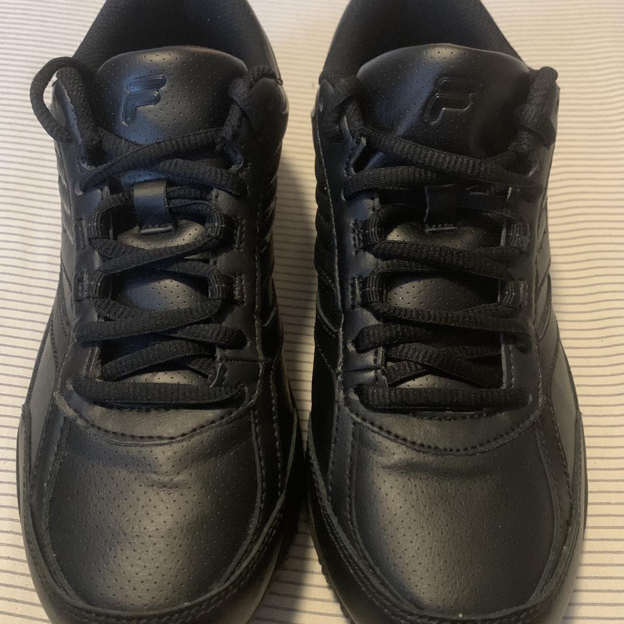 Fila Memory Foam Shoes 8.5 Women s NWOT Black Depop