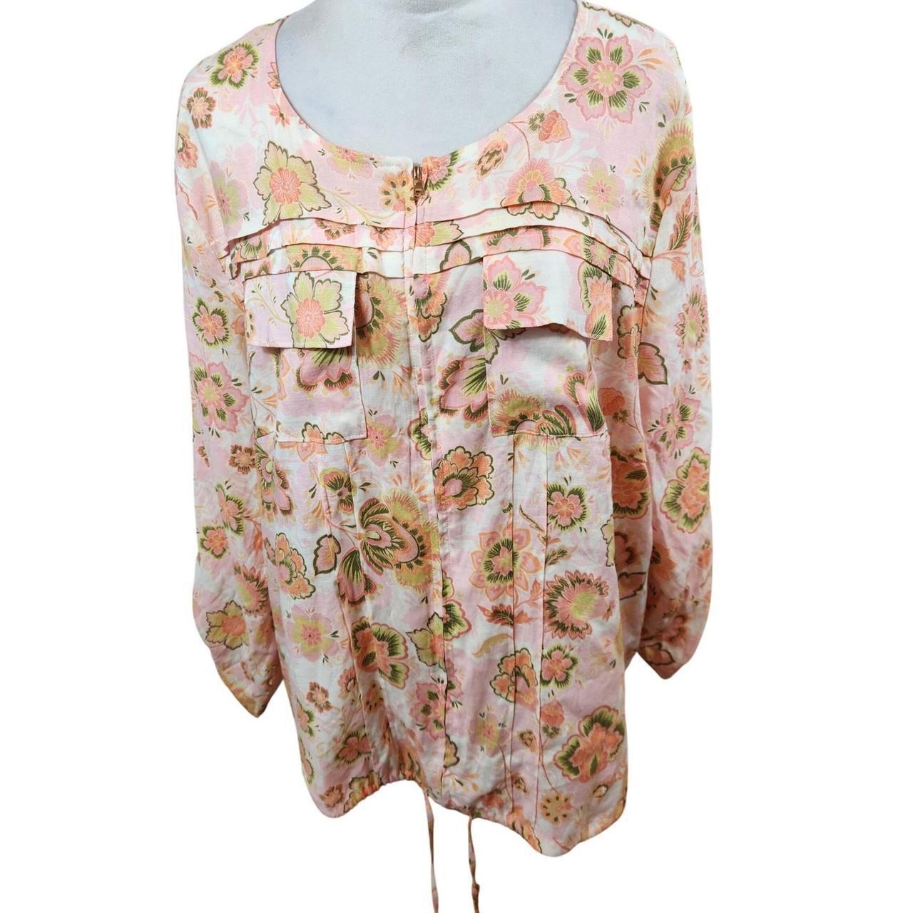 Ruby Rd. Women's Lightweight Jacket - Pink/Orange… - image 1