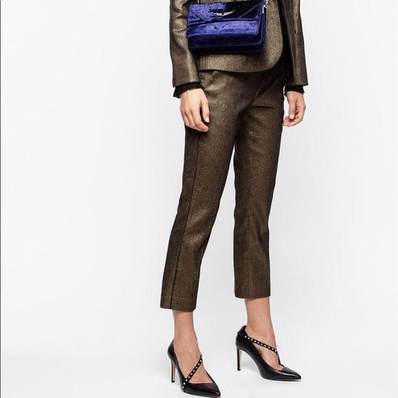 Zadig & Voltaire Zadig And Voltaire Pants In Gold Brocade, $268, Asos