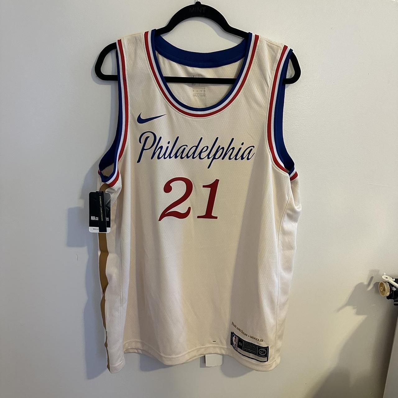 Philadelphia 76ers Embid NBA authentic jersey never Depop