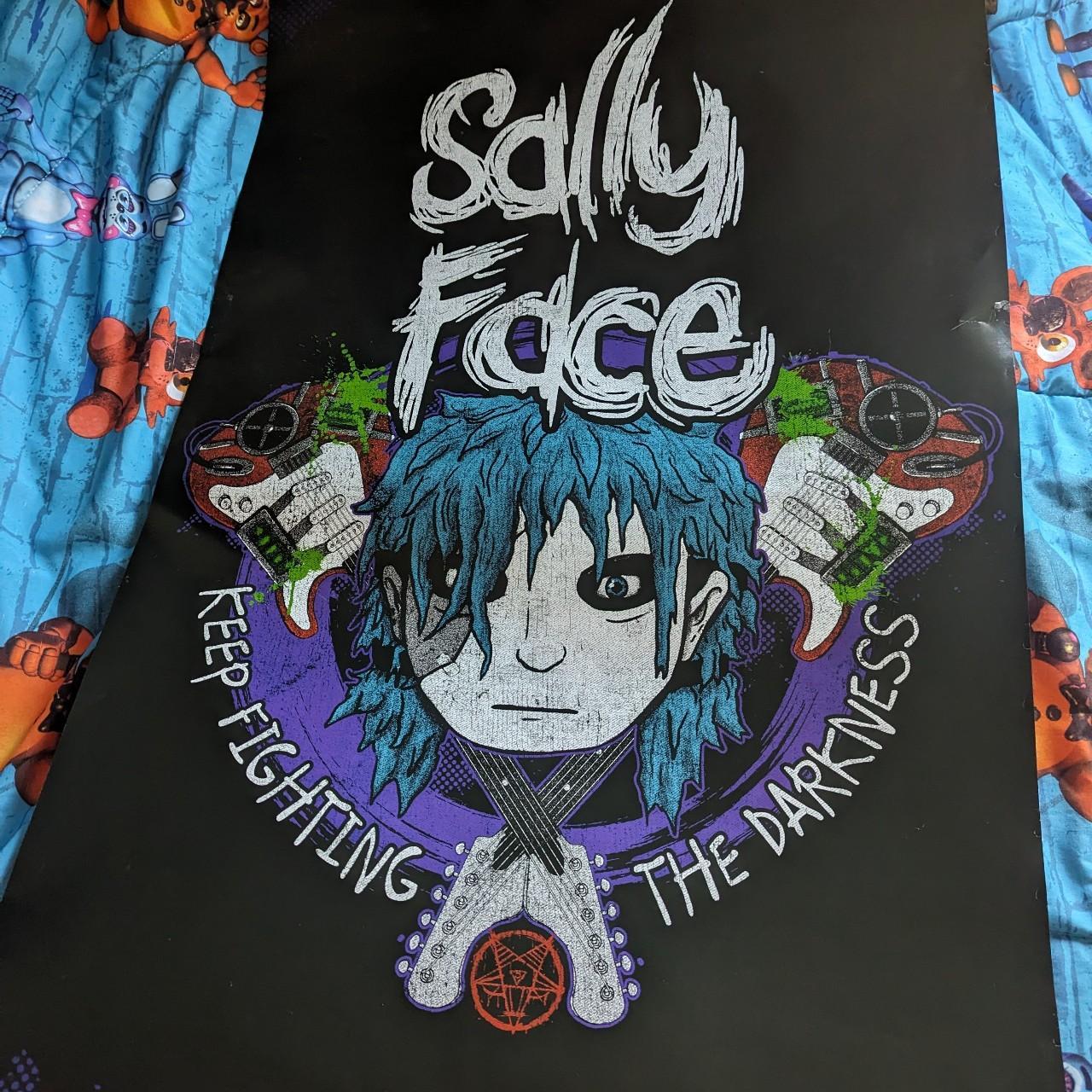 Sally face poster! Minimal very small scuffs and one... - Depop