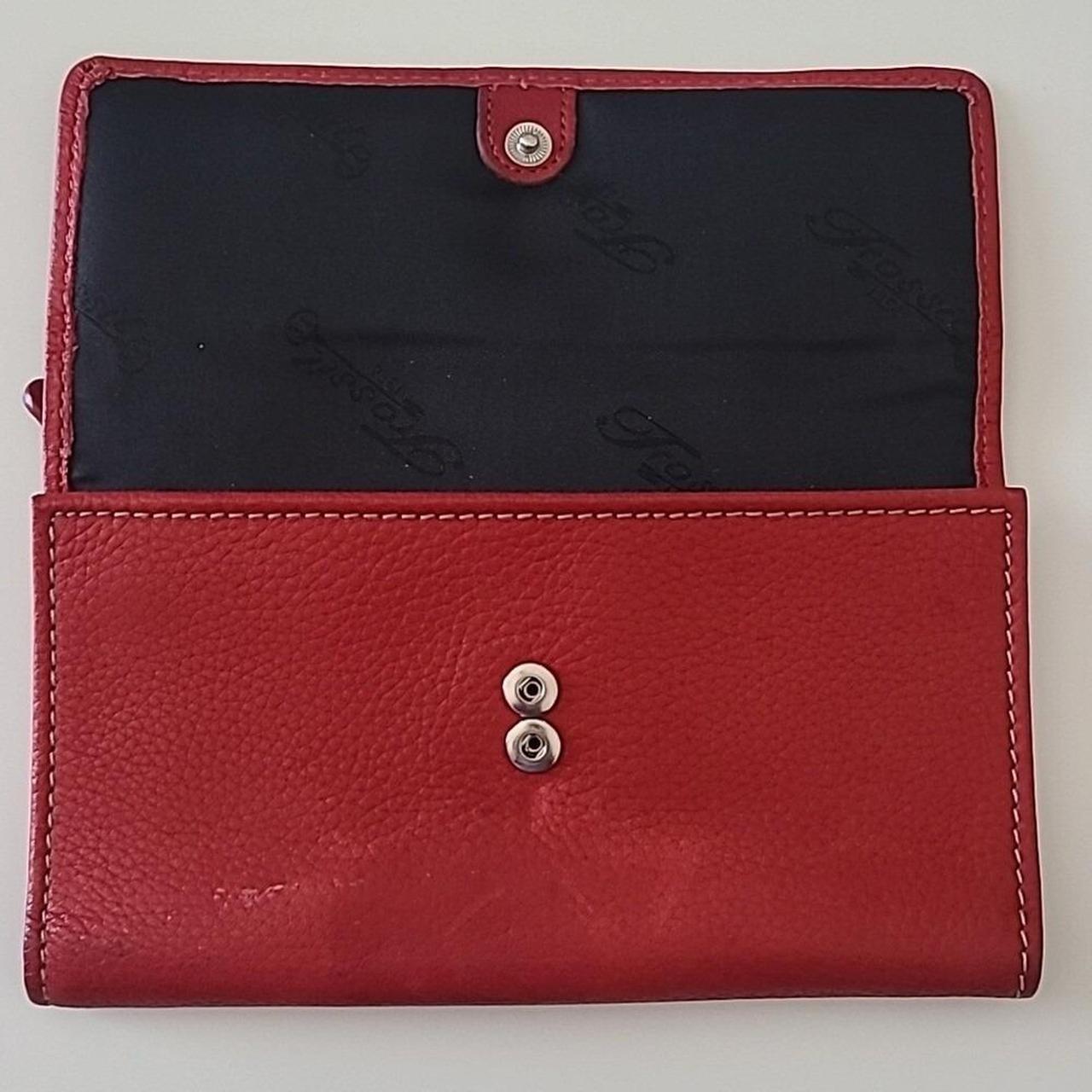 Fossil Women's Wallets - Red – Fossil Red Leather… - image 2