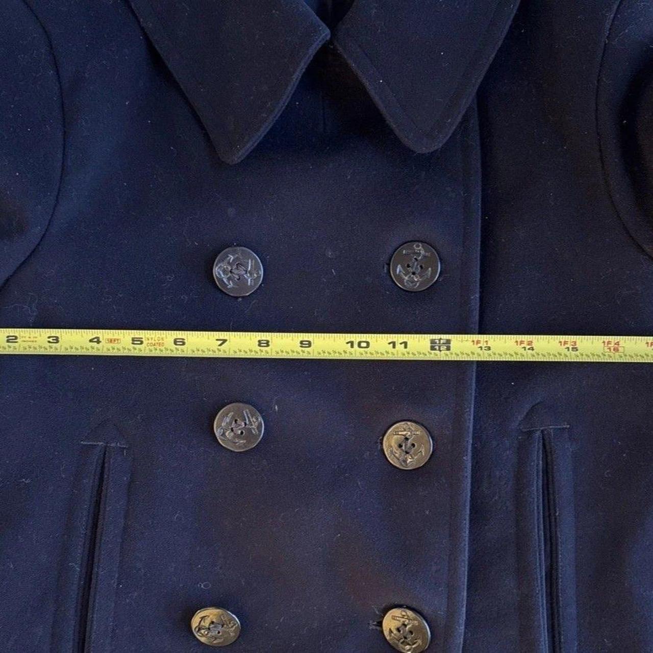 Source Unknown Men's Wool Coat - Blue - S – This … - image 6