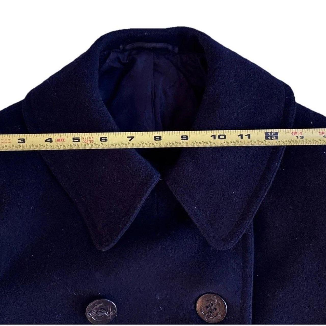 Source Unknown Men's Wool Coat - Blue - S – This … - image 5