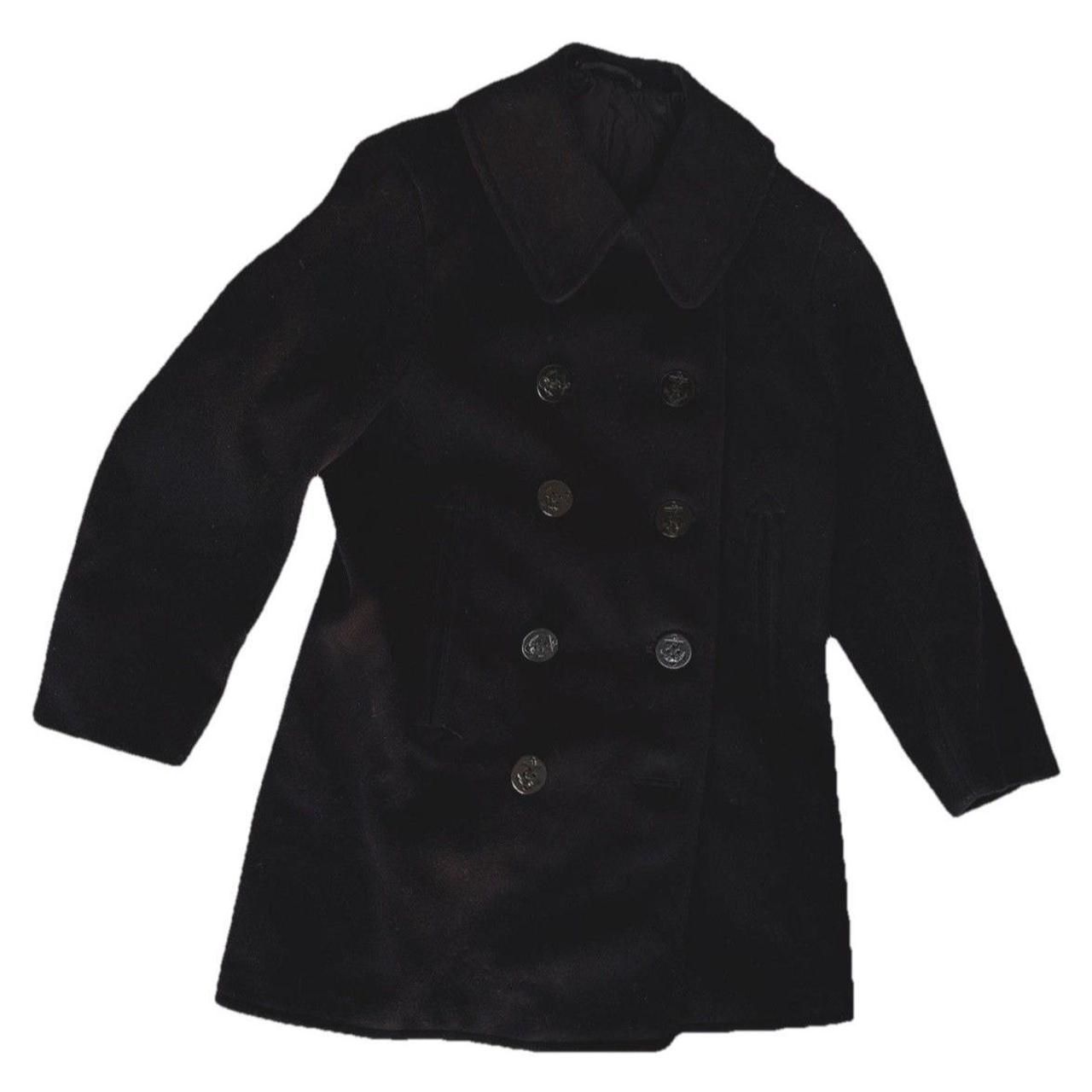 Source Unknown Men's Wool Coat - Blue - S – This … - image 1