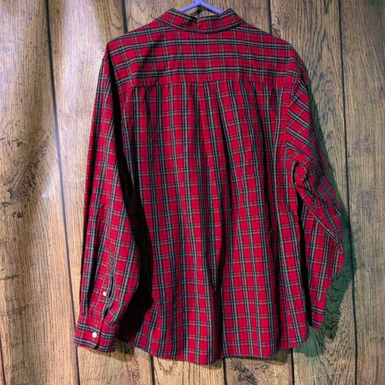 Basic Editions Men's Shirt - Red/Multi - L – Basi… - image 3