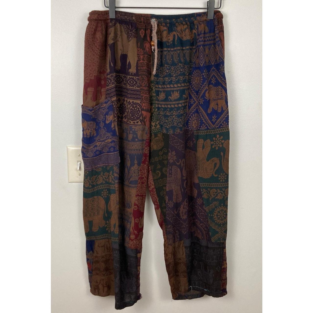 Preloved Women's Pants - Multi - M – Patchwork El… - image 1