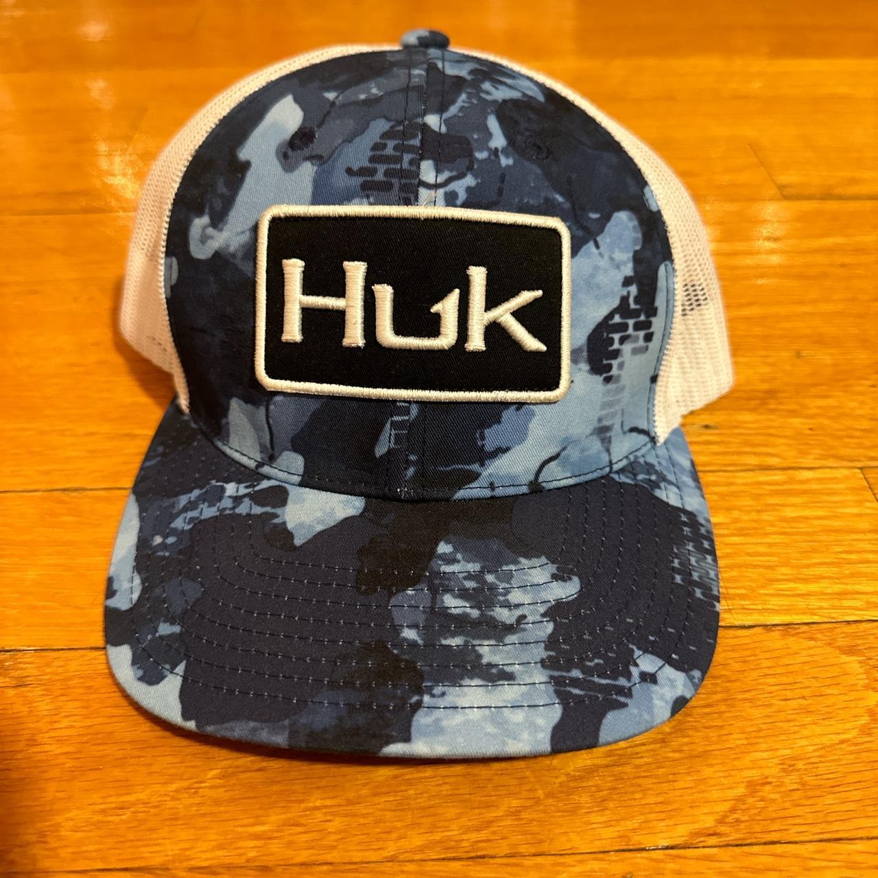 HUK fishing hat SnapBack Minor sweat mark More 🔥 - Depop