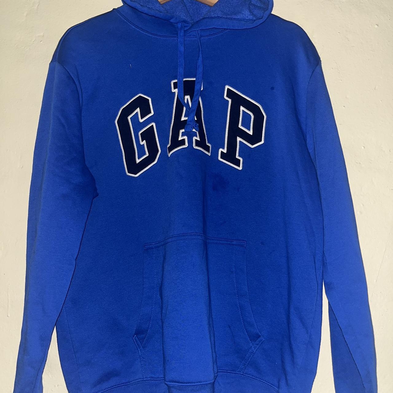 Blue G.A.P hoodie - Depop
