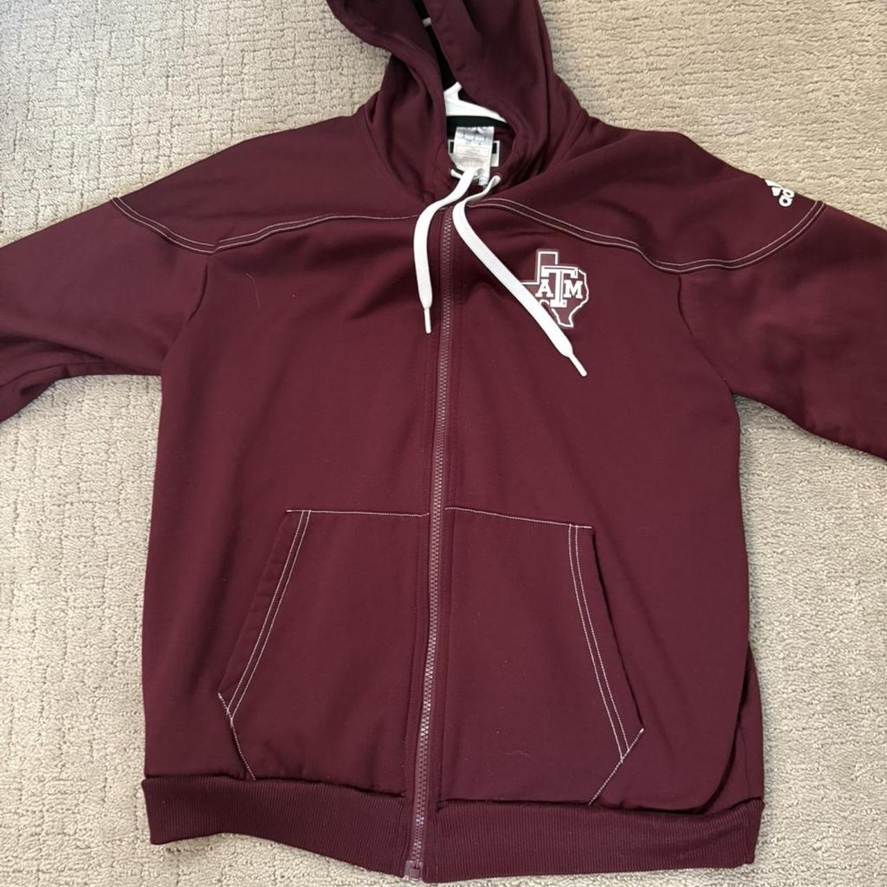 Adidas Women's Hoodie - Burgundy/Red - S – Burgun… - image 1
