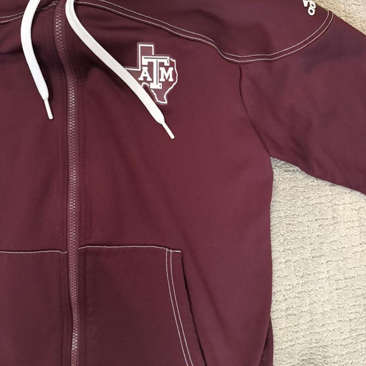 Adidas Women's Hoodie - Burgundy/Red - S – Burgun… - image 2