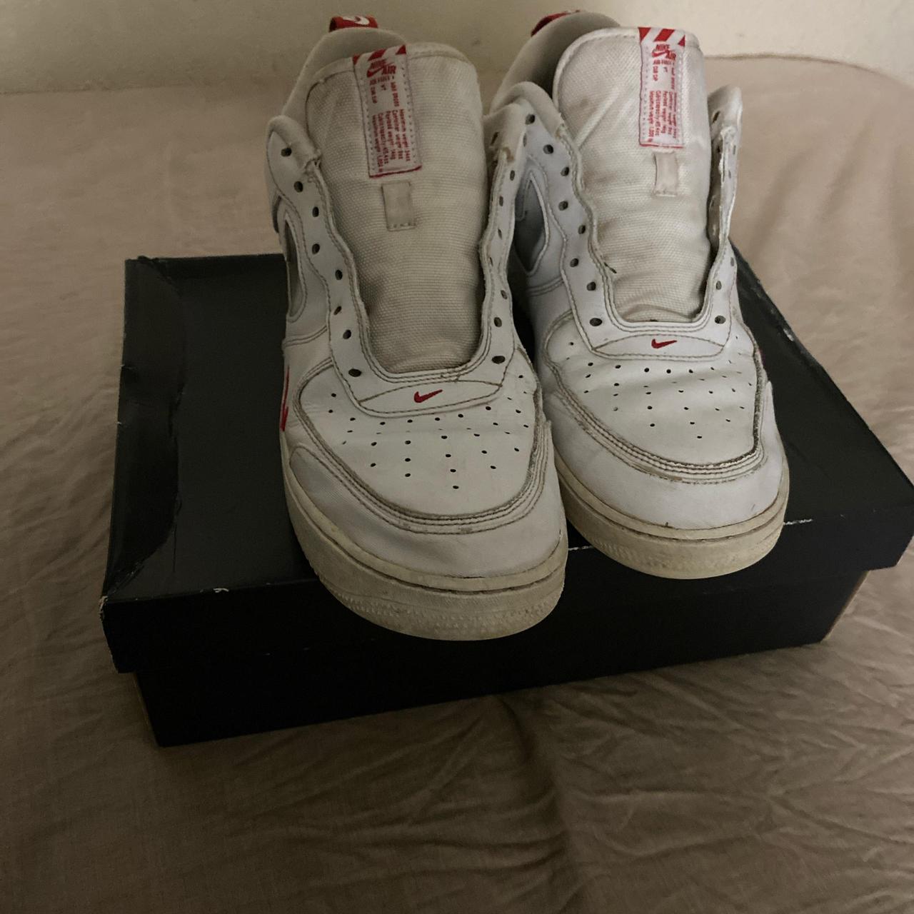 Nike Men's Sneakers White/Red US – Used Nike Air Force