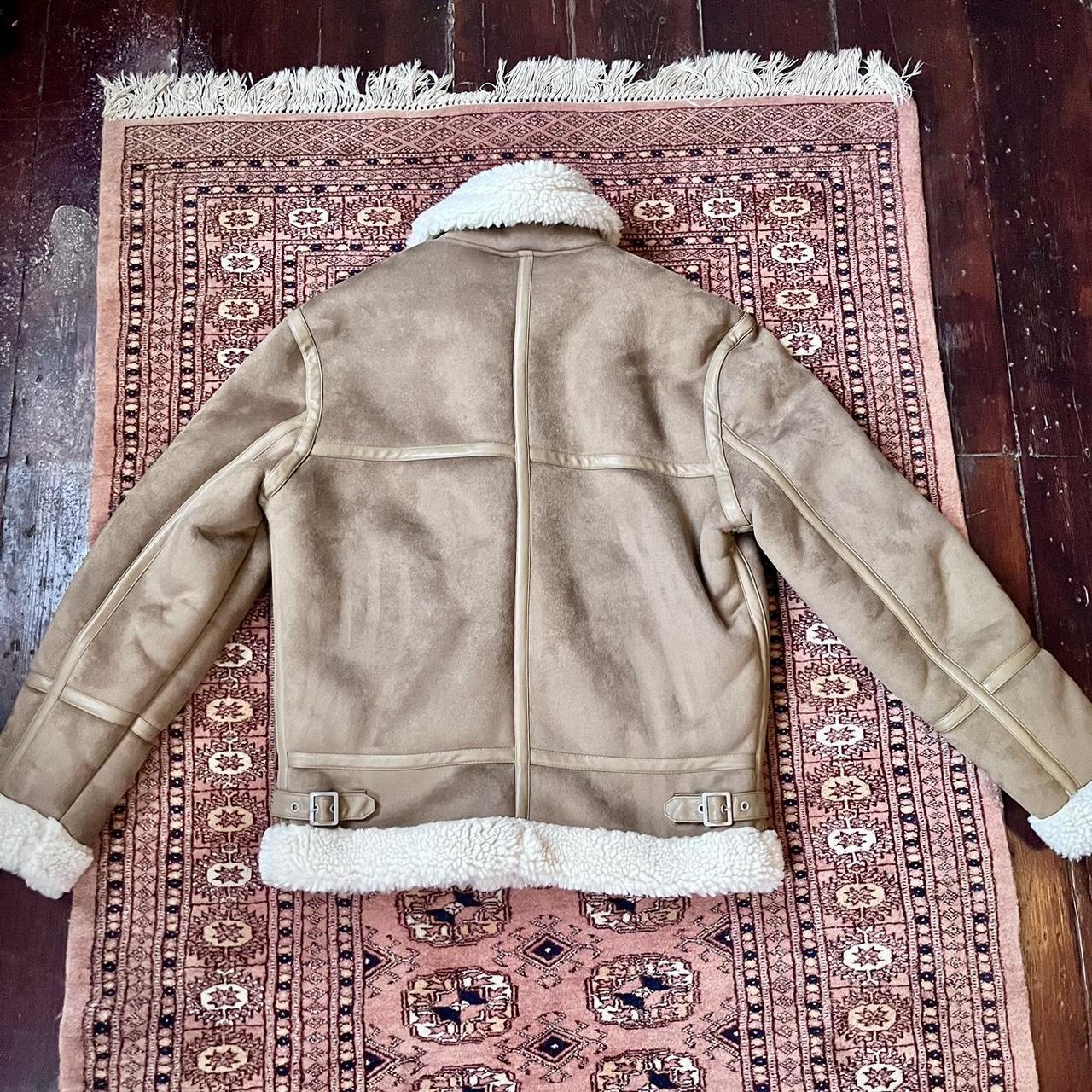 Zara Shearling Jacket, Brand New Unworn