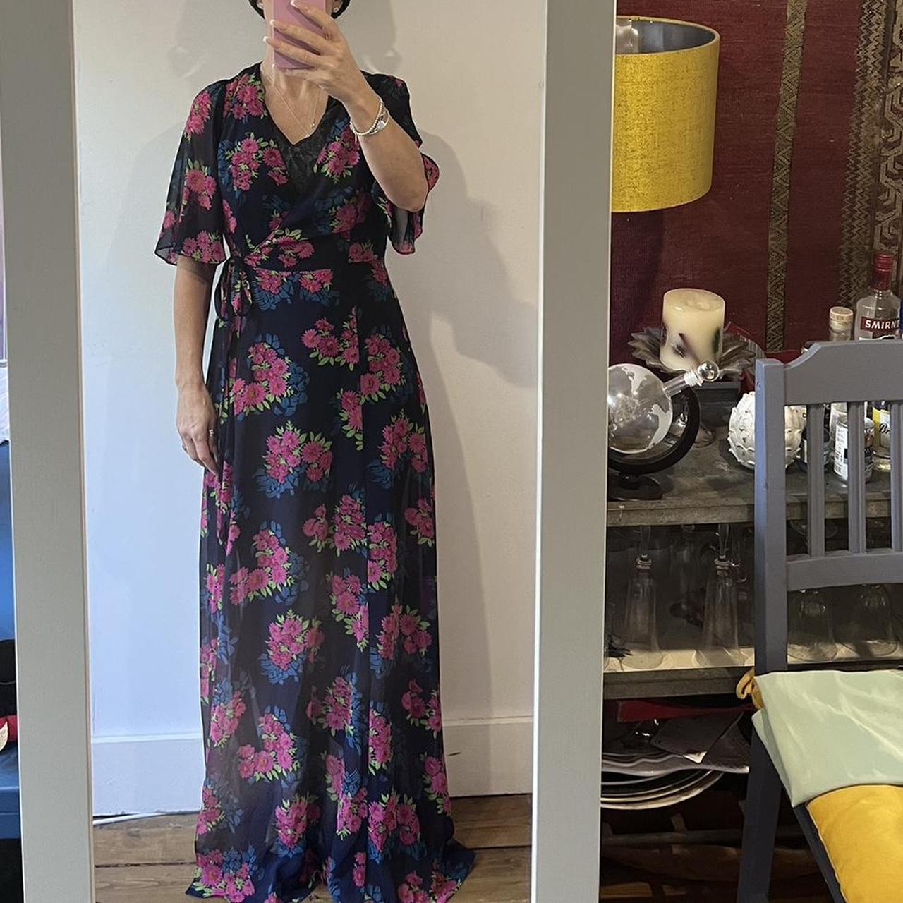 Womens Dresses Crossed Dress Zara Zara Blue Pink And Green