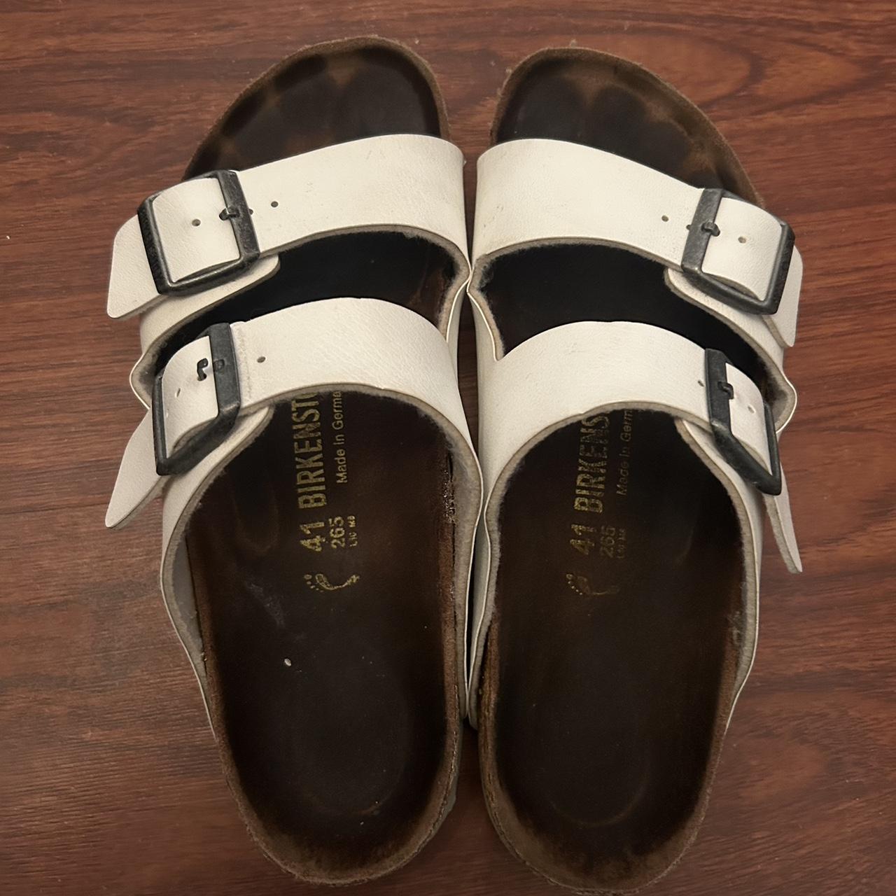 mens white birkenstocks