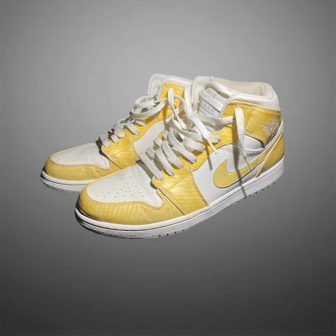 mens jordans yellow