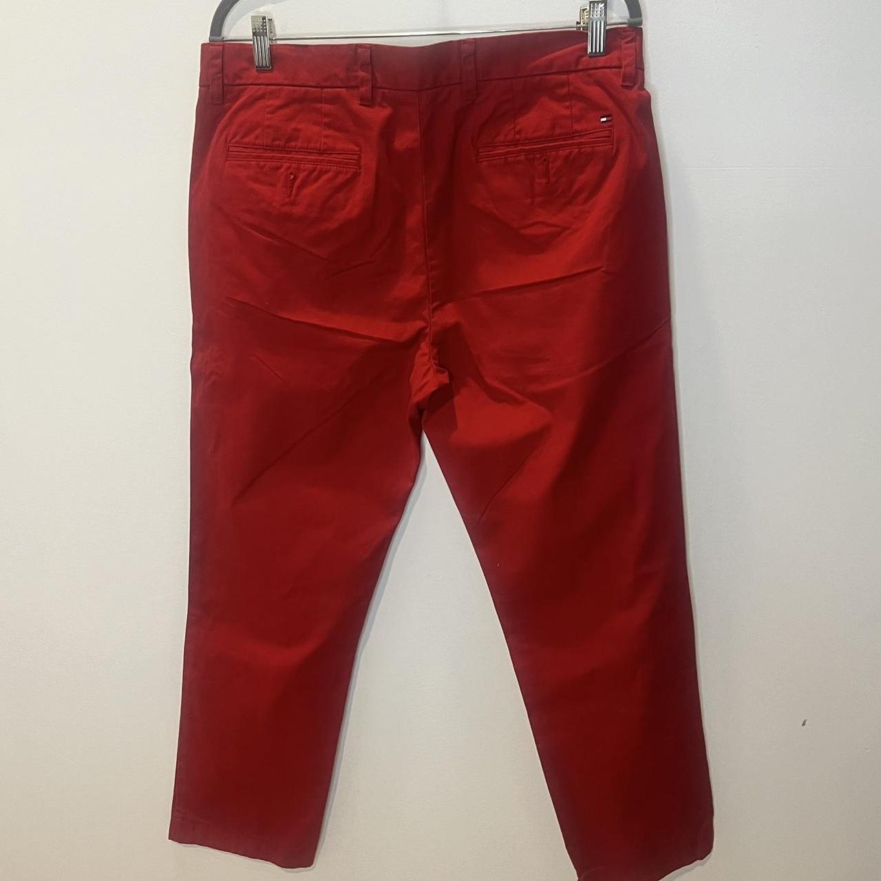 Tommy hilfiger red store chinos