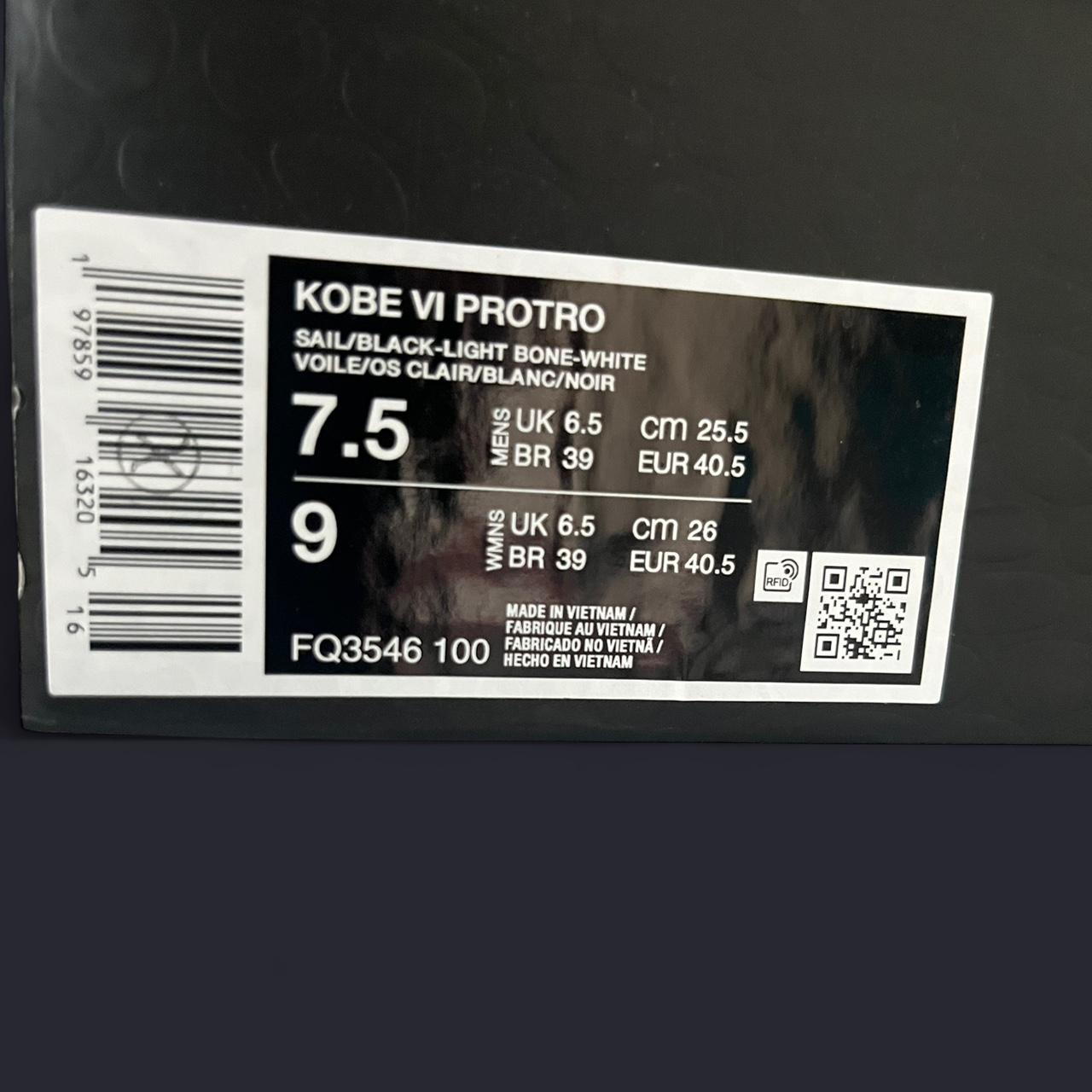 Nike Men's Sneakers - White/Multi - US 7.5 – Kobe… - image 6