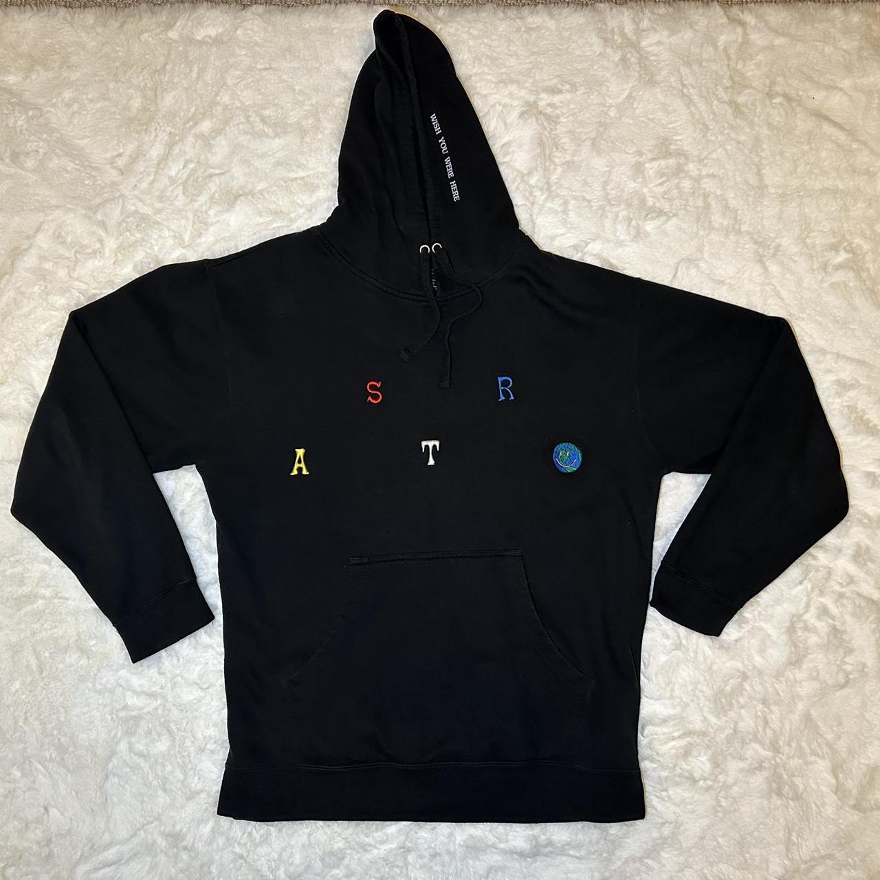 Astroworld hotsell hoodie embroidered