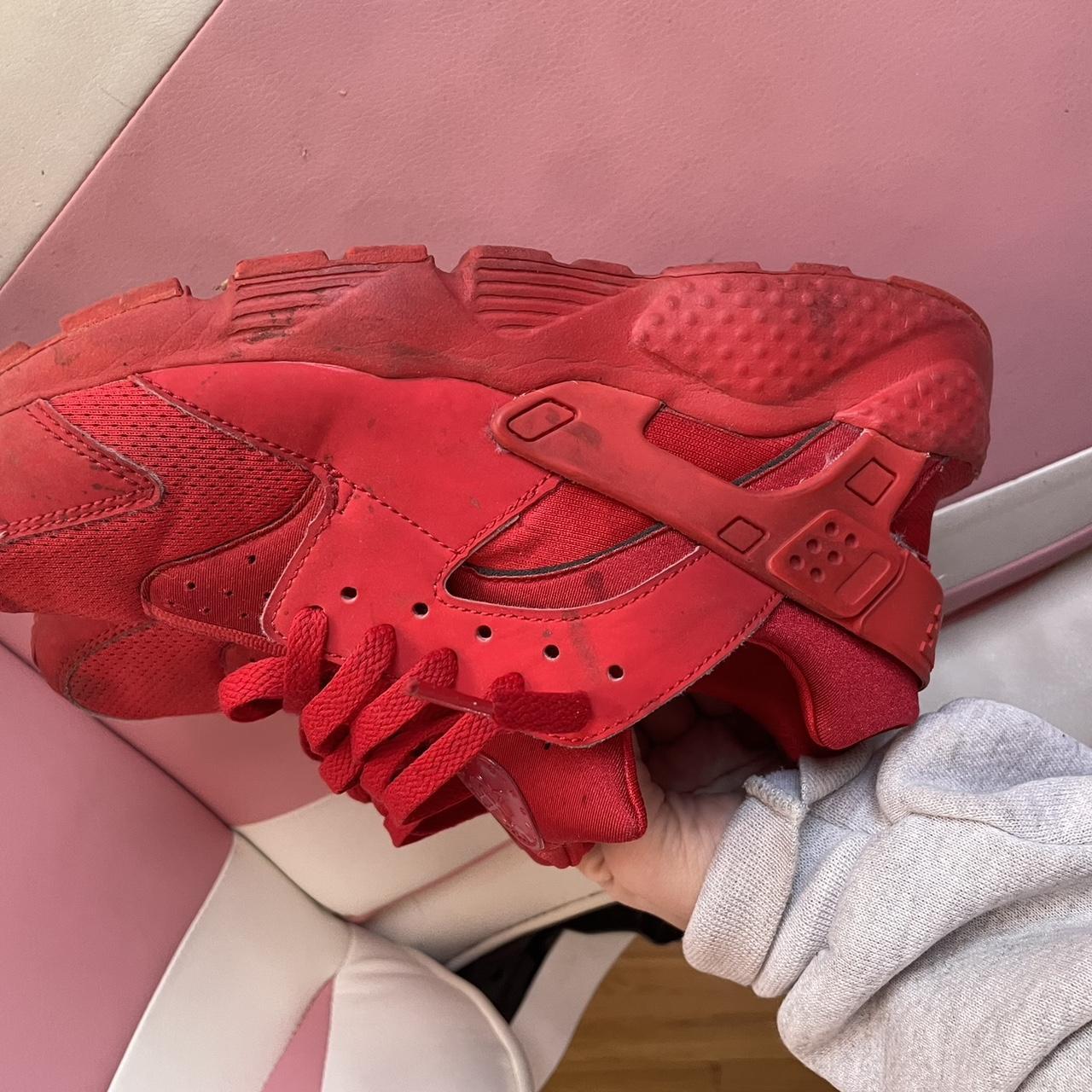 huaraches nike womens red