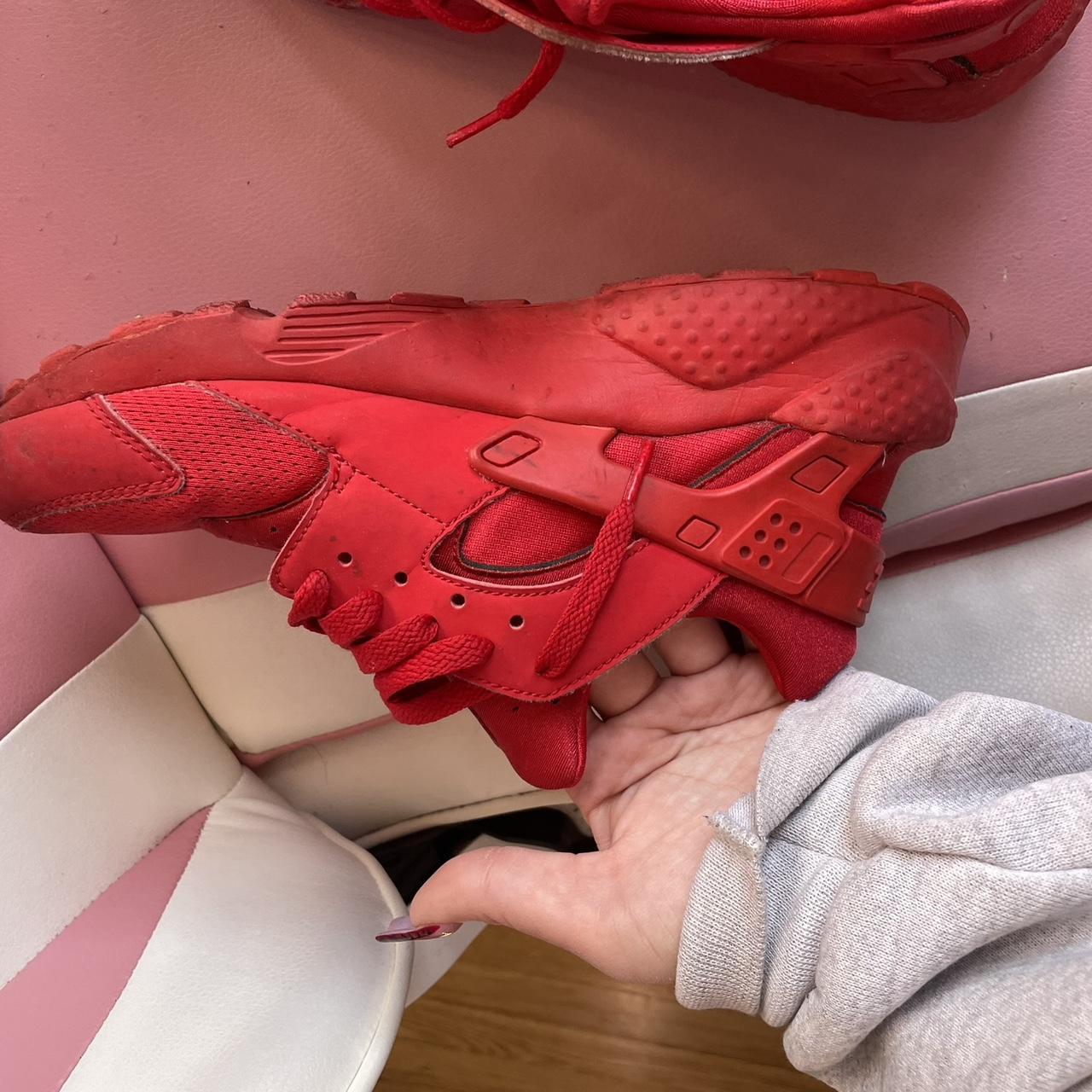 huaraches nike womens red