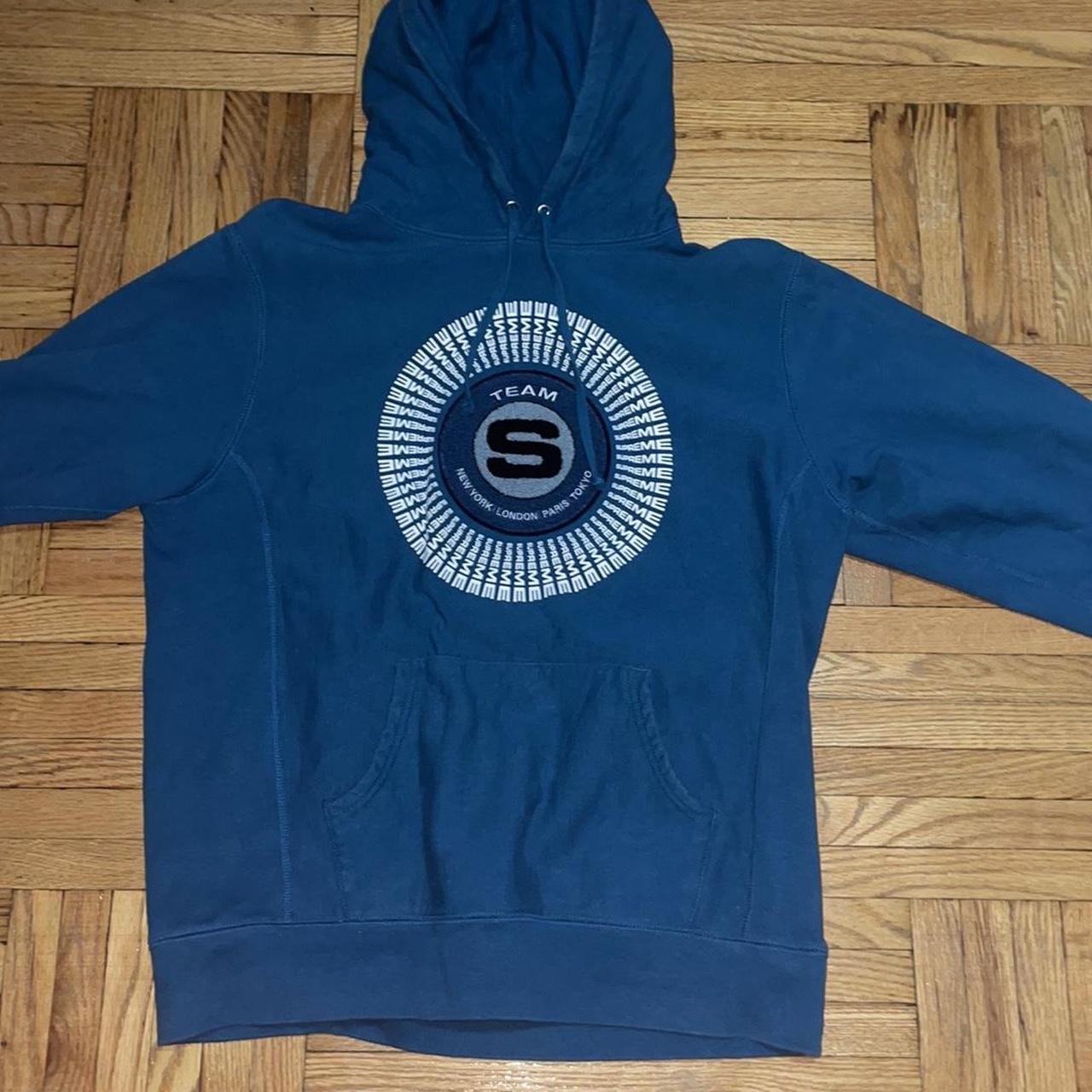 Supreme chenille applique hooded new arrivals