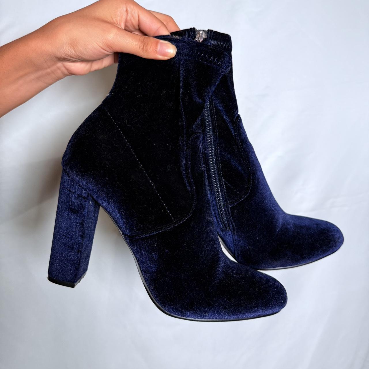 Source Unknown Women's Ankle Boots - Navy/Blue - … - image 1