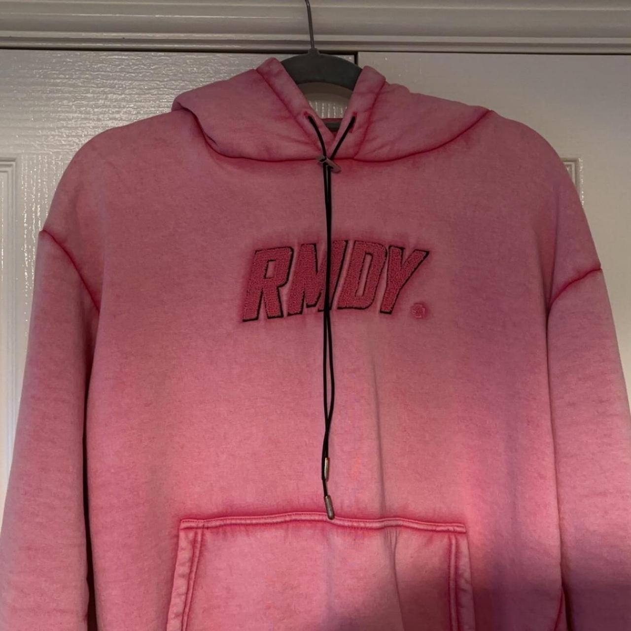Rmdy Clothing Rmdy Half Zip RMDY, Remedy Hoodie Pink Washed