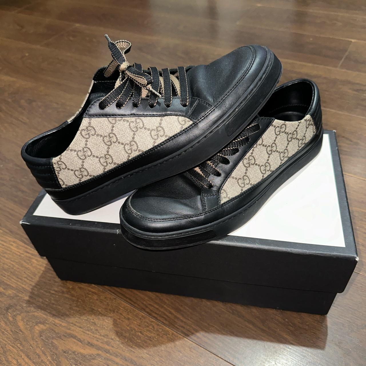 Gucci common low sales gg supreme trainers