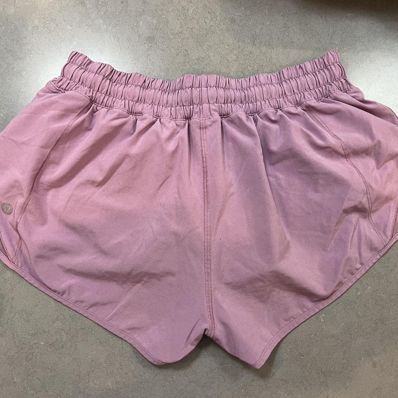 Lululemon hotty hot shorts in a really pretty pink - Depop