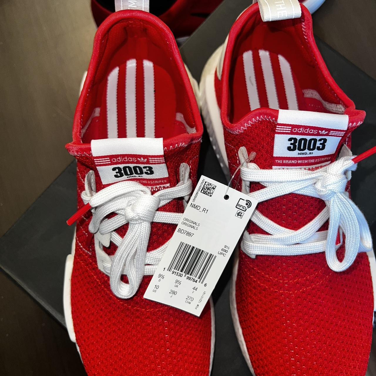 Mens red outsude adidas 3003