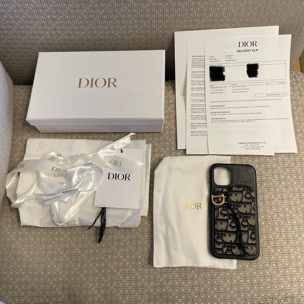 Dior saddle iphone on sale case