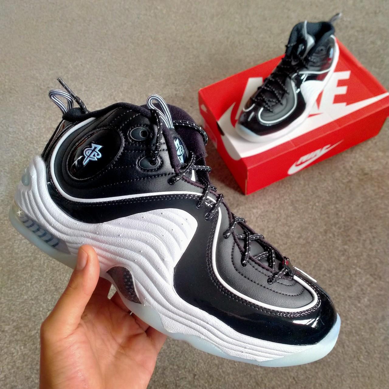 Nike Air Penny 2 Black, White Men's Trainers - New... - Depop