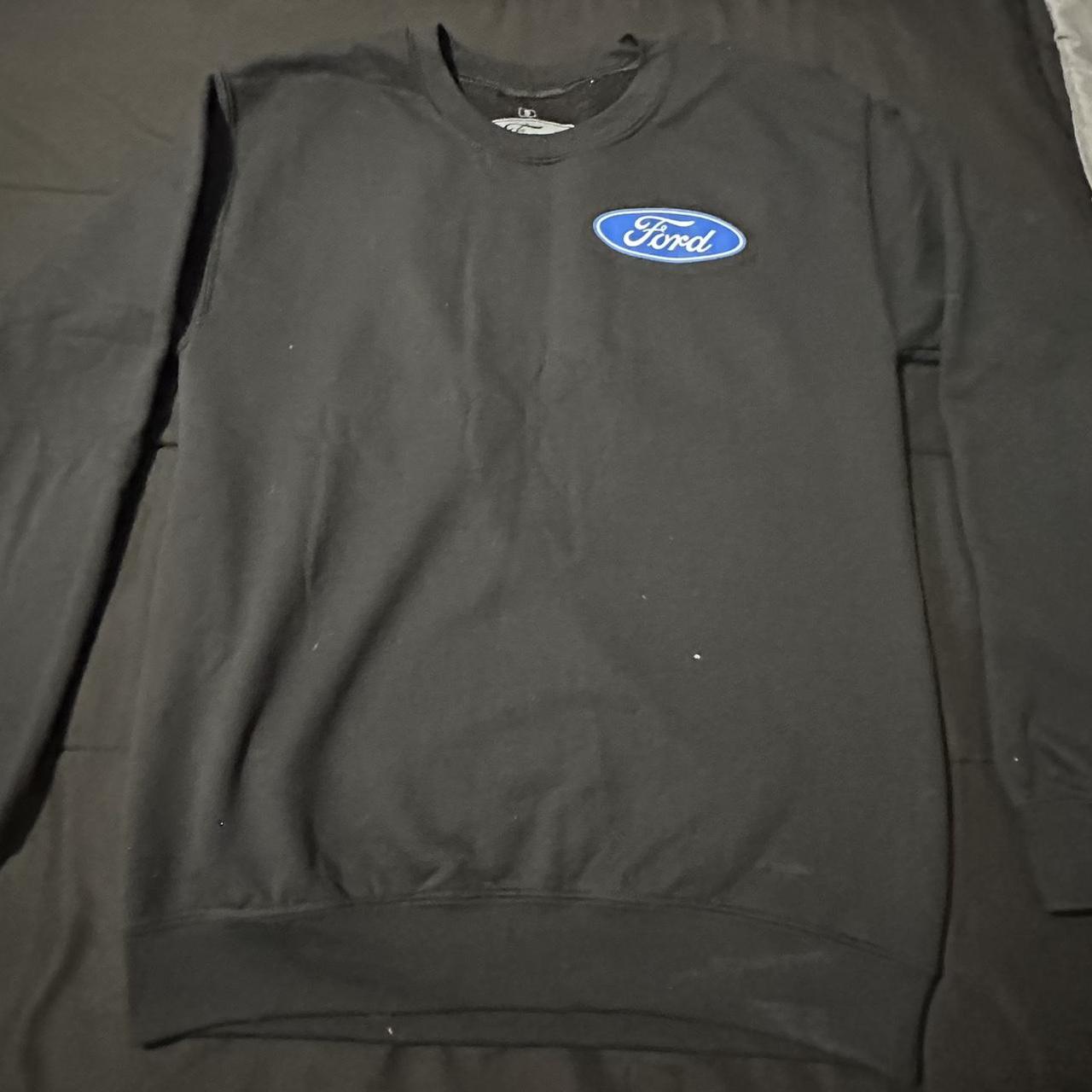 Black Vintage Ford Mustang Crew Neck