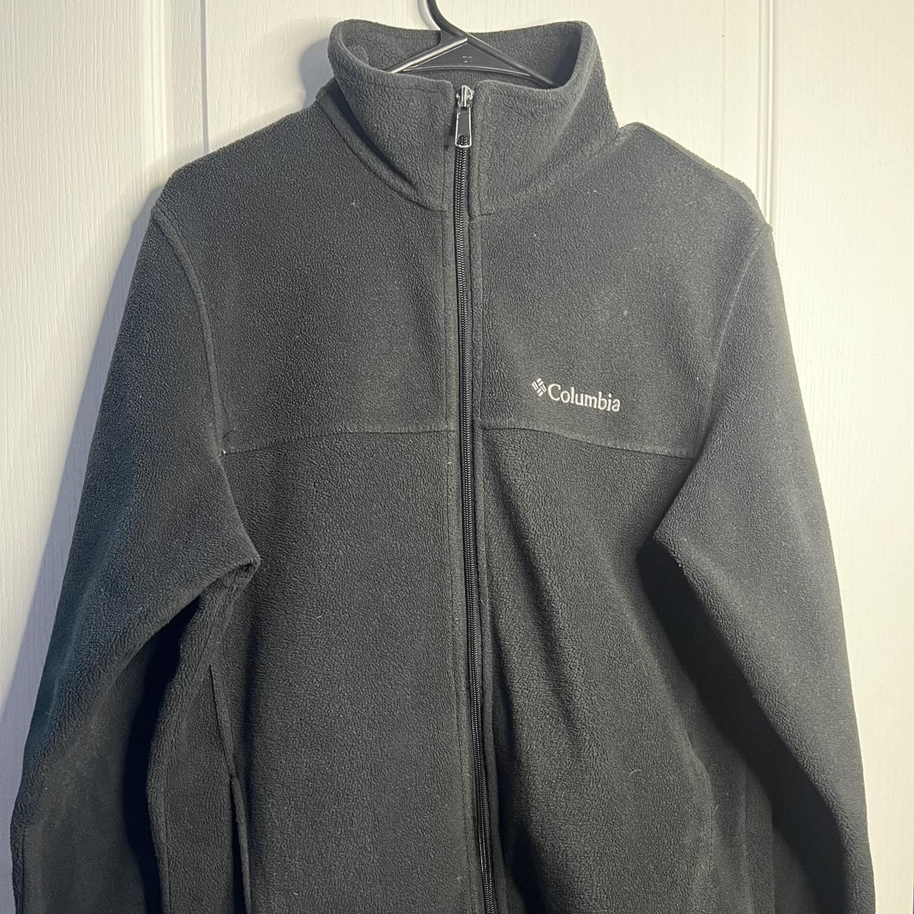 Black Columbia Zip up - Depop