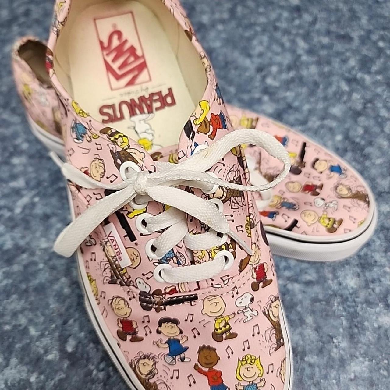 Snoopy vans fashion pink