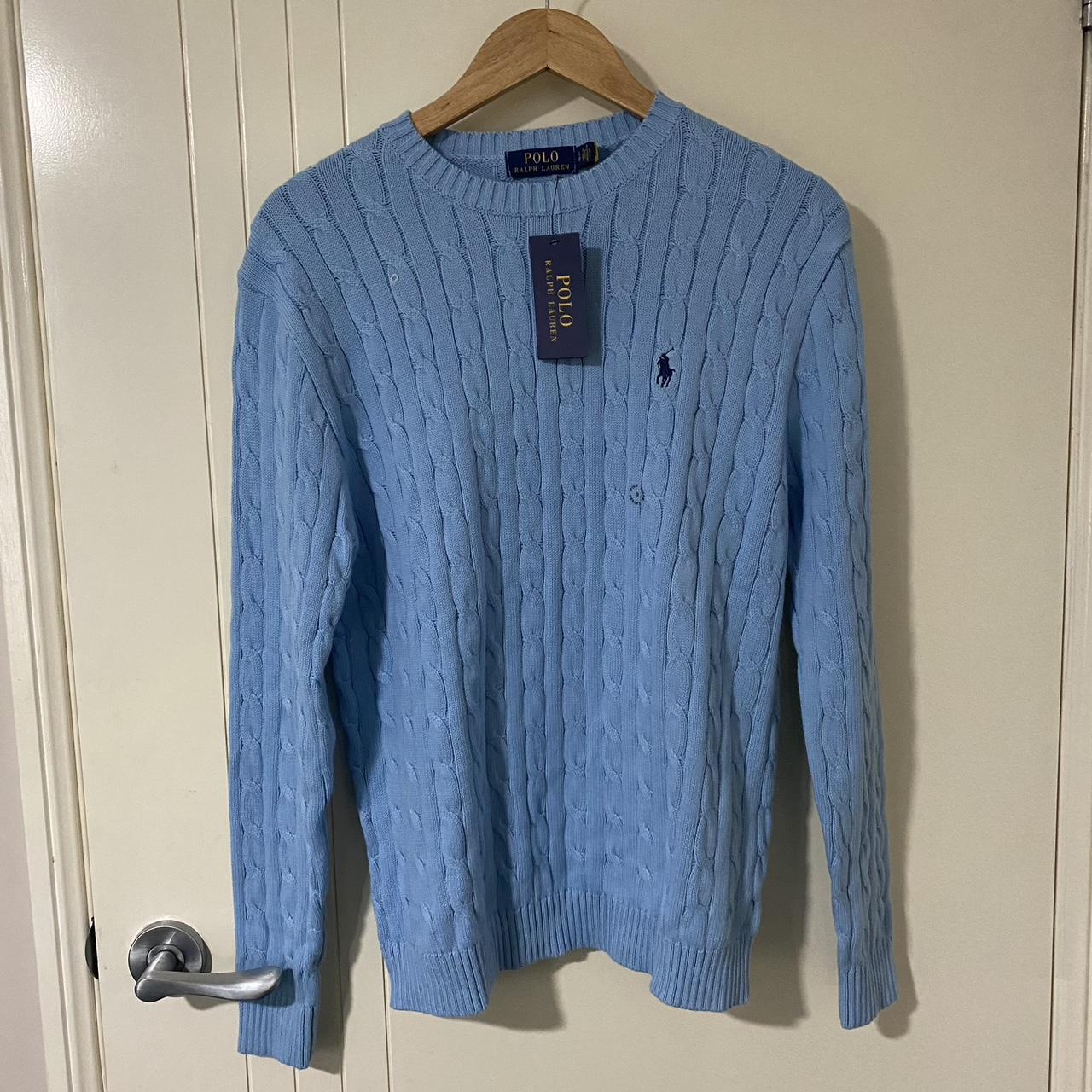 Ralph Lauren Blue Polo Size S Brand new send me an... - Depop