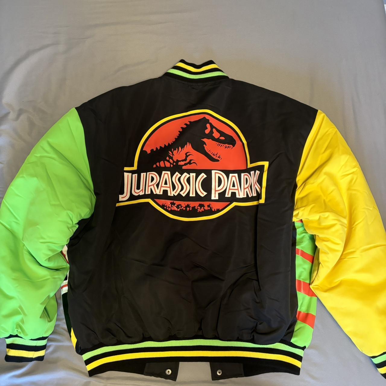 Officially Liscened Jurassic Park Varsity Jacket Depop 5733