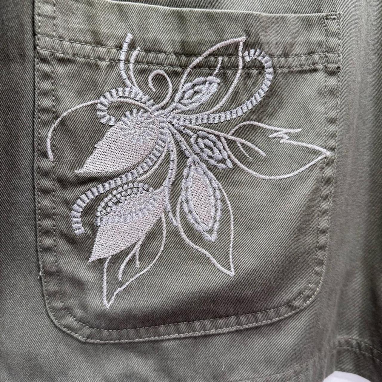 Basic Editions Women's Jacket - Green/Silver - 3X… - image 4