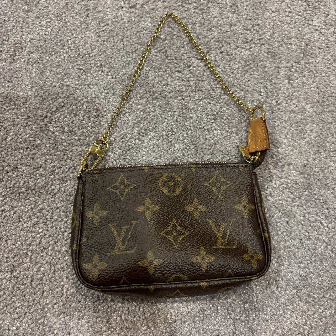 Louis Vuitton mini pochette. Like new used a handful... - Depop