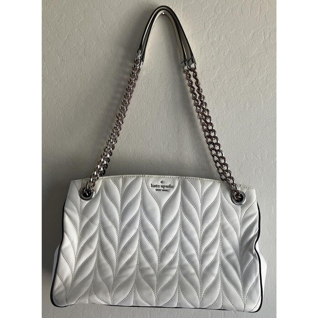 Kate spade white quilted bag online