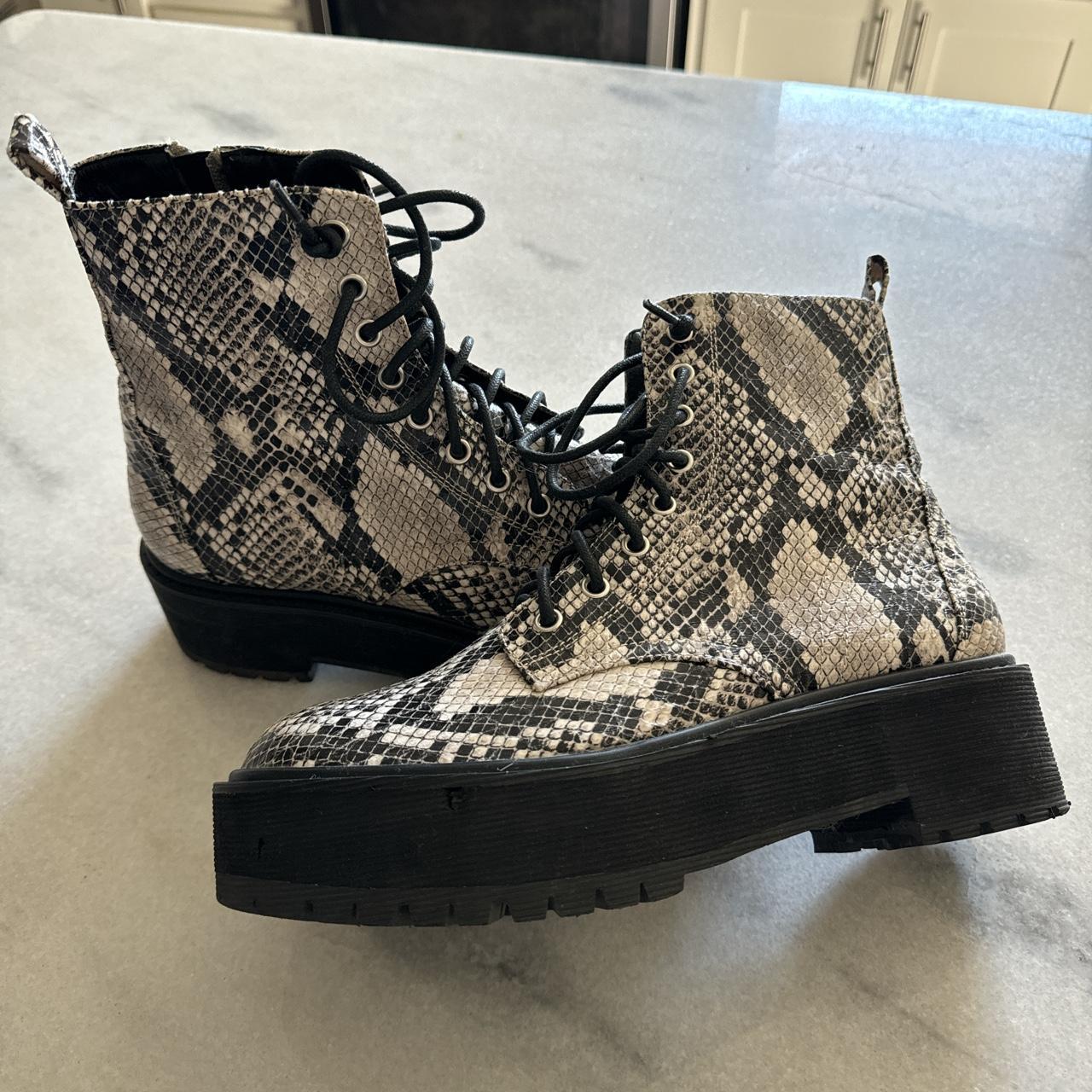 topshop ava platform combat boot