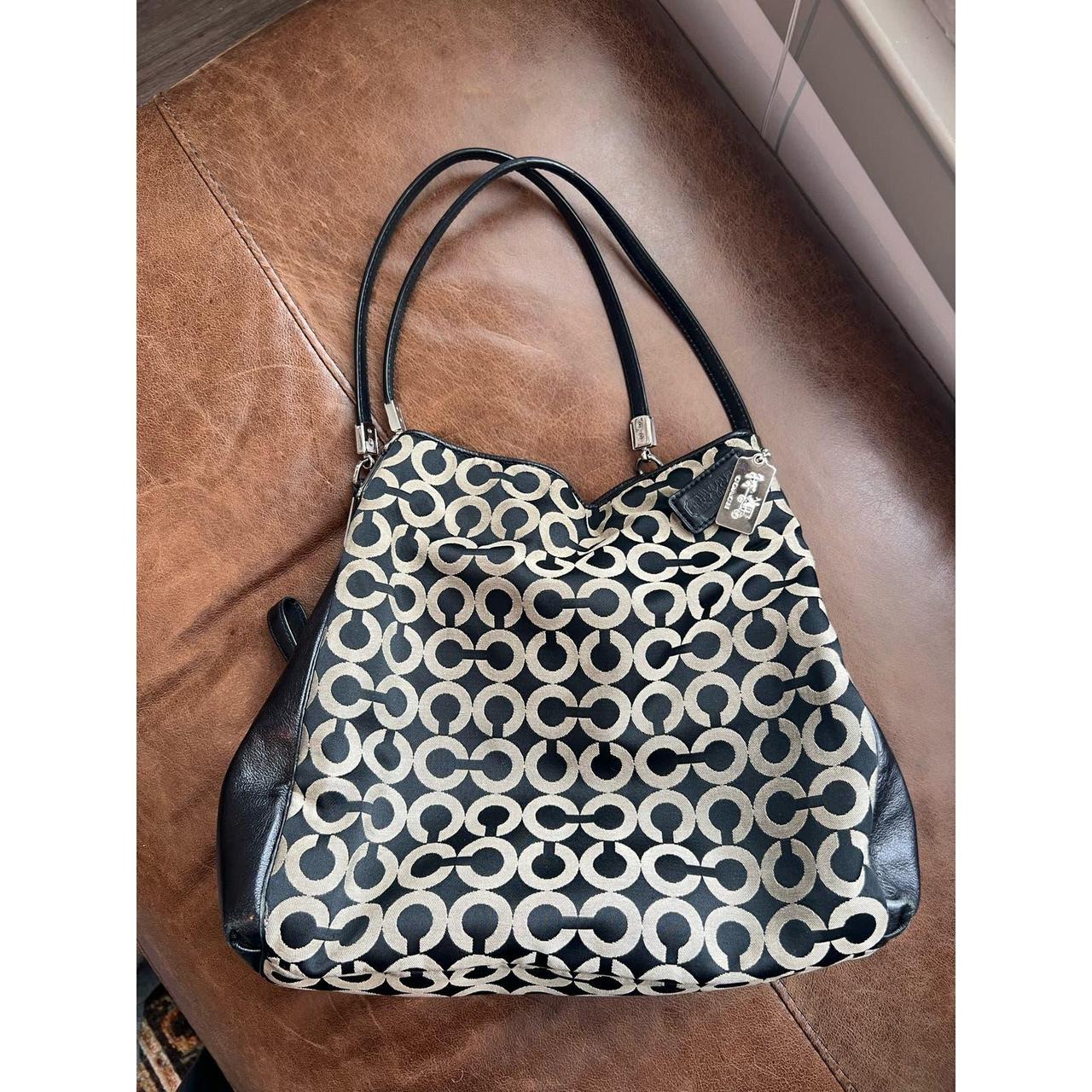 Authentic Vintage Coach Signature Hallie Tote Depop