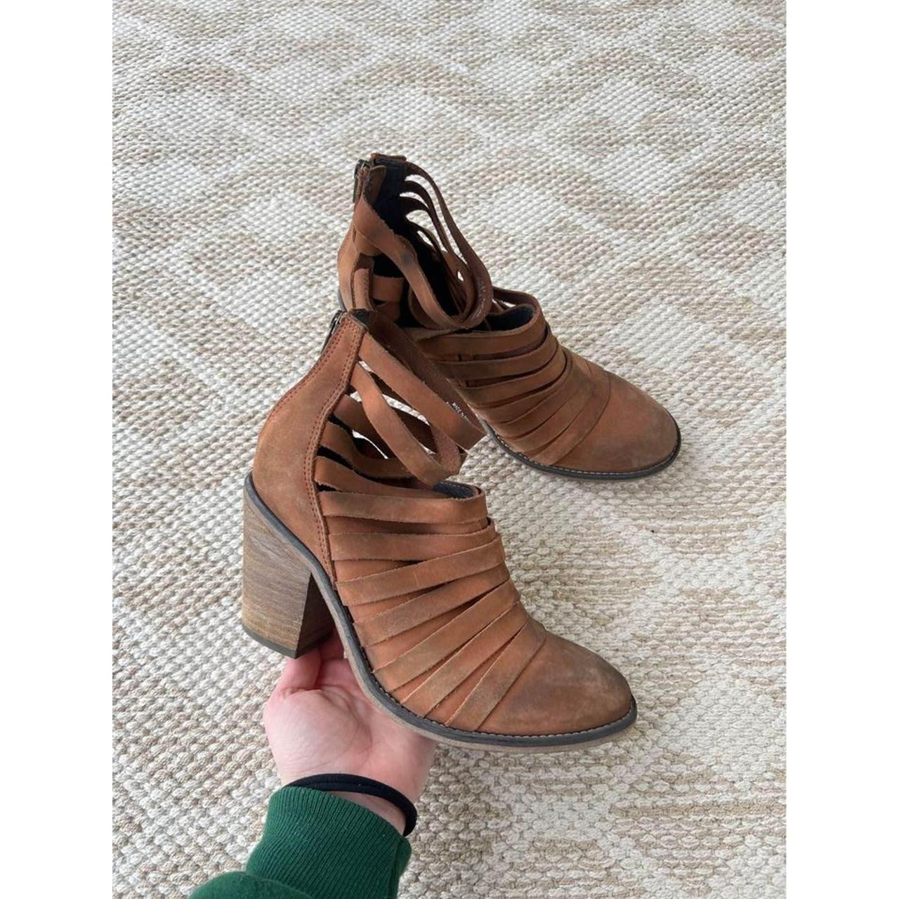 Free people hotsell brown booties