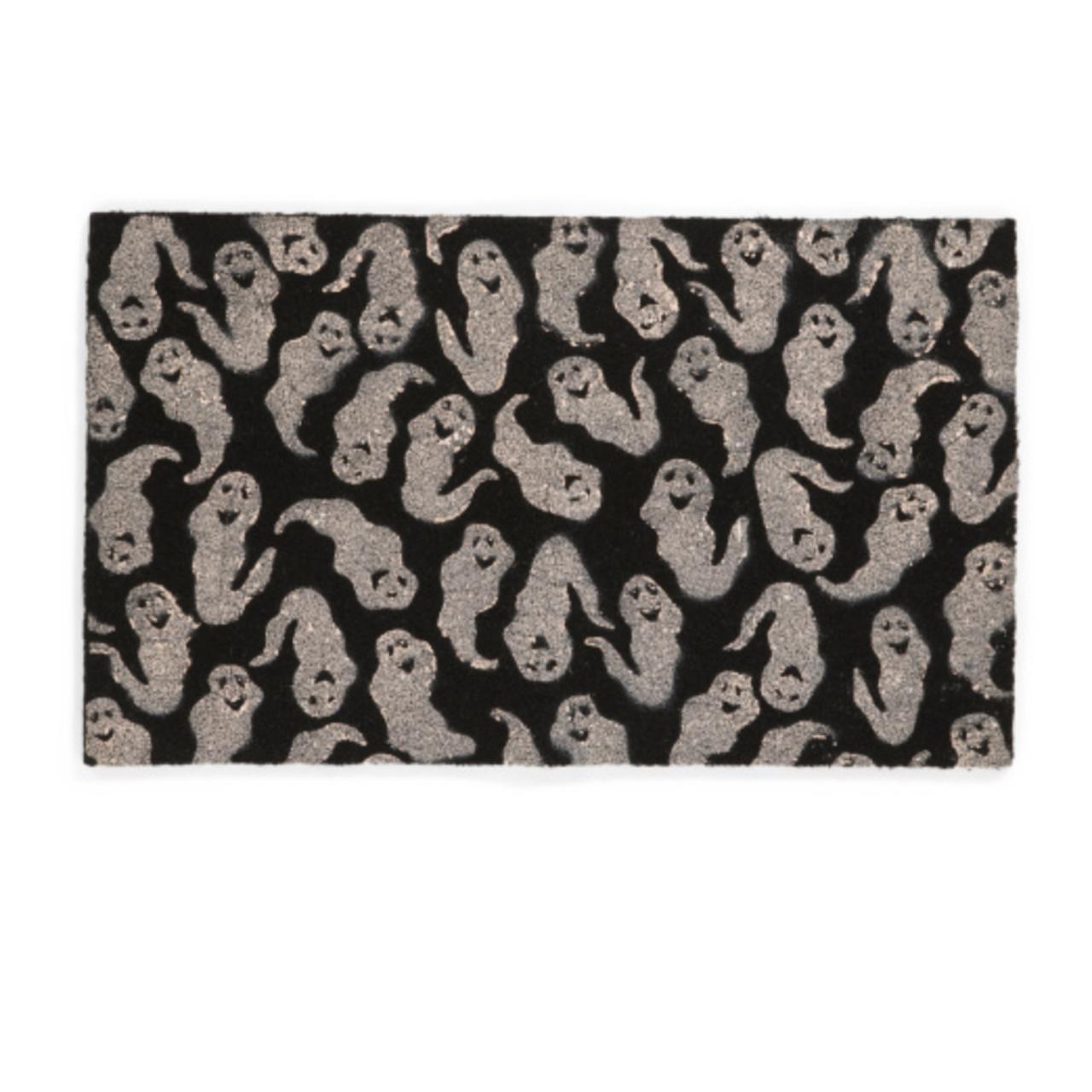 LOLOI 20x34 Ghost Print Door Mat Color black,... Depop